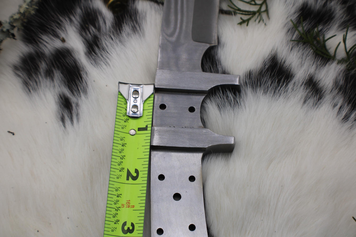 Premium high quality sub hilt Knife Blade Blank with Sheath. 440c stainless steel